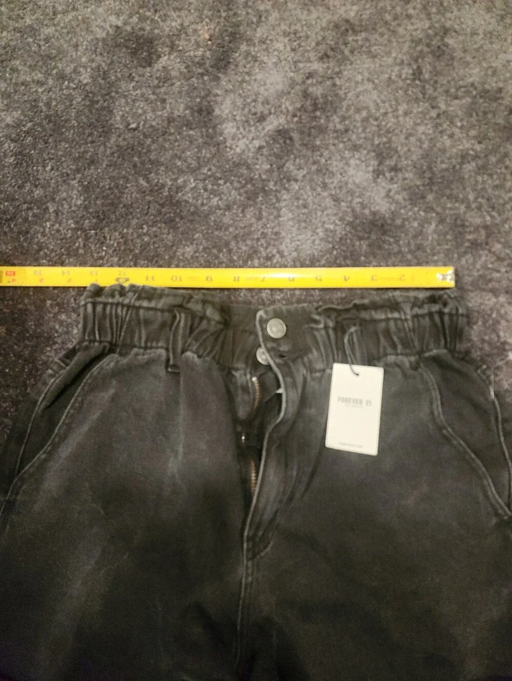 NWT Black Denim Shorts